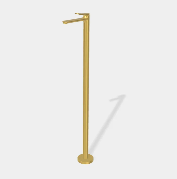 Смеситель для раковины Fima Carlo Frattini Flo', золото брашированное (F3801/PNOS)