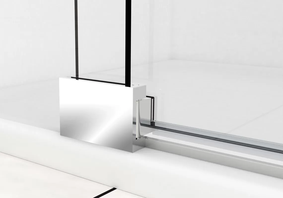 Душевая дверь Vincea Extra (VDP-1E1112CL) 1100/1200х2000 мм, хром, стекло прозрачное