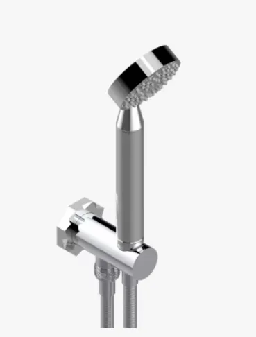 Ручной душ THG Nihal black porcelain 68х233, хром (U2P A02 54)