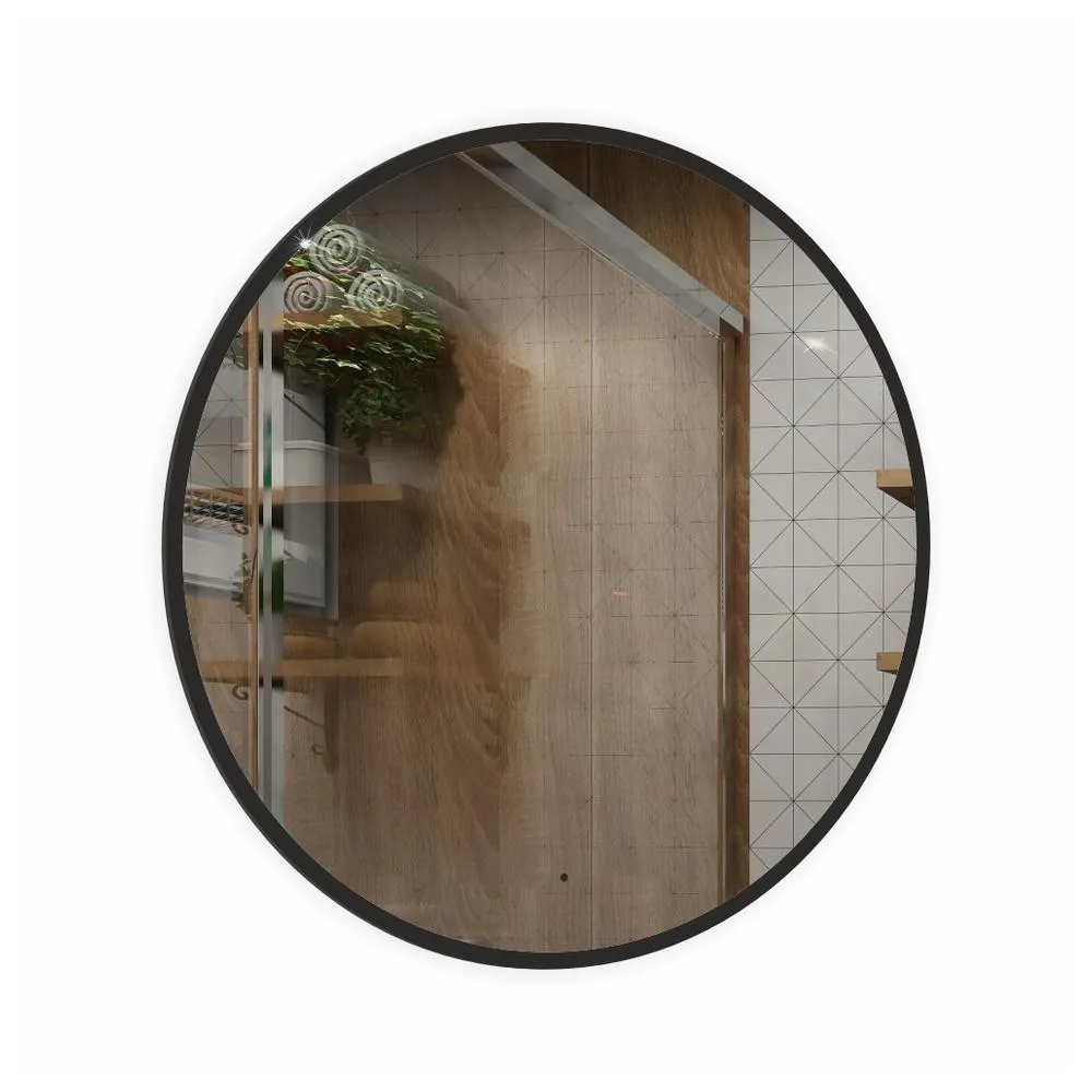 Зеркало Silver Mirrors Monaco-BLACK d1000 (бесконтактный сенсор, доп.упаковка)