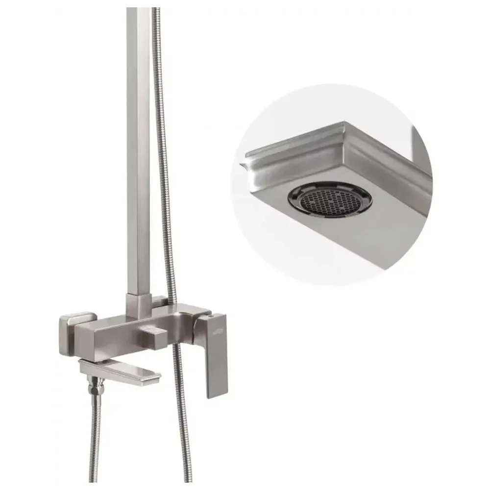 Душевая система Hansberge H5070NK, никель