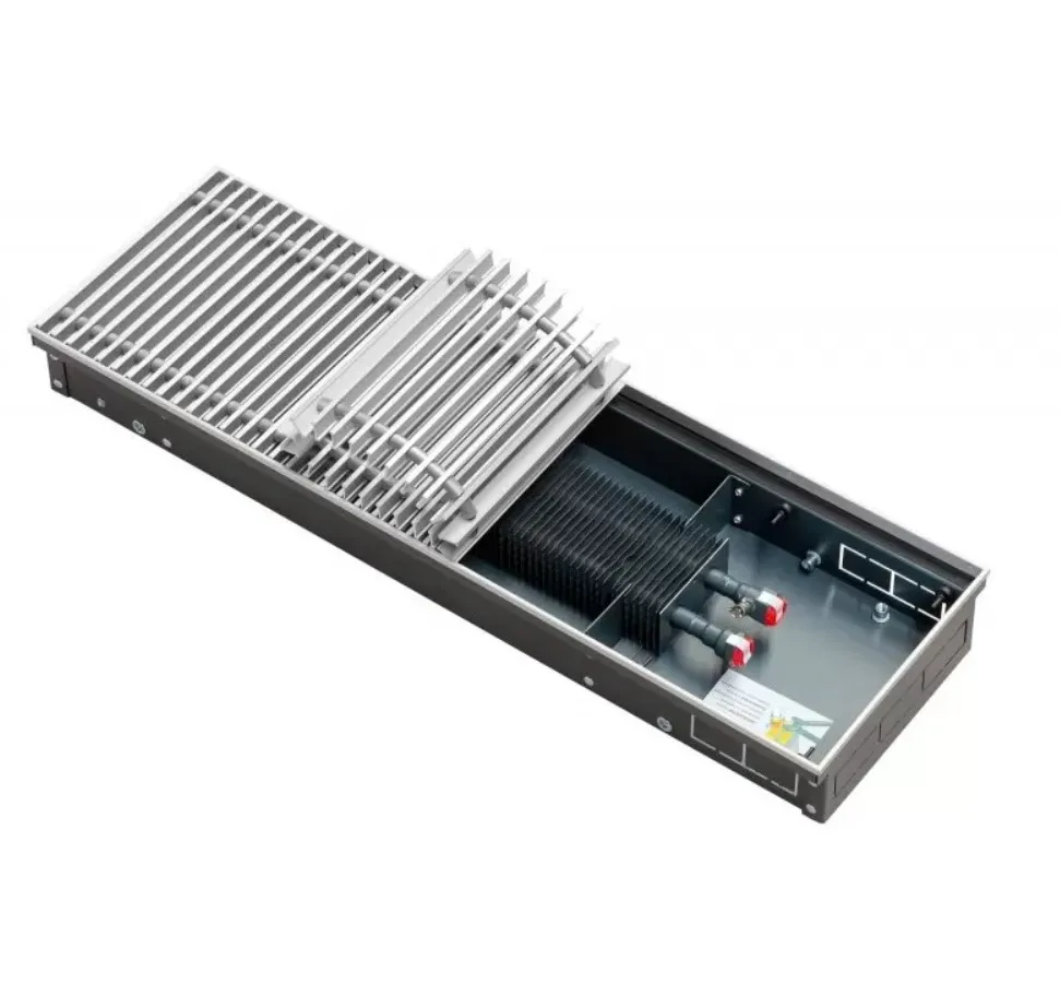 Внутрипольный конвектор Techno Usual KVZ 250-85-3200 с естественной конвекцией