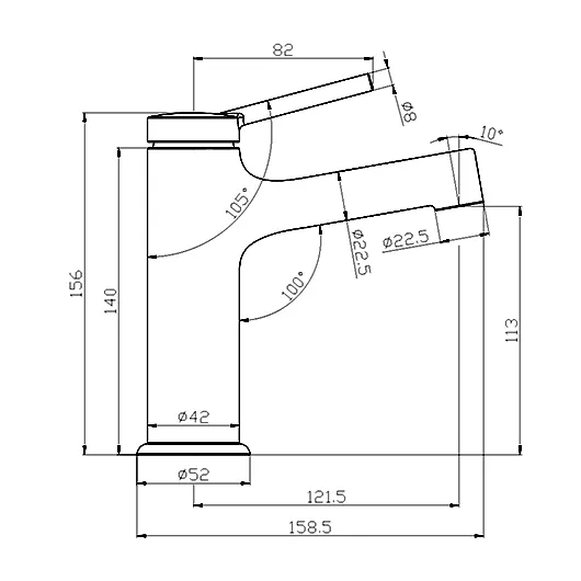 Смеситель Lemark Minima (LM3806C) для раковины