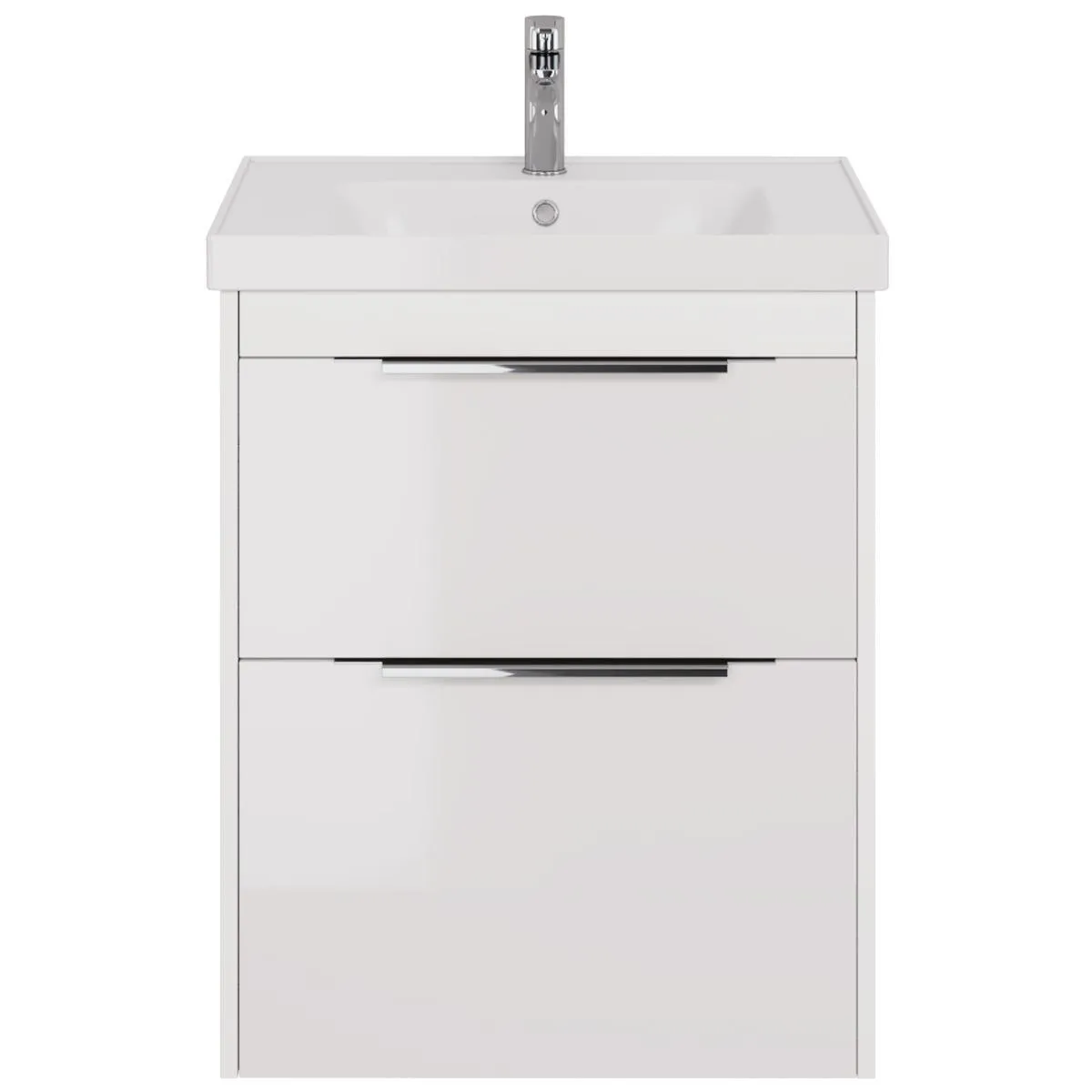 Тумба с раковиной подвесная/напольная Dreja Prime 70 см, белый