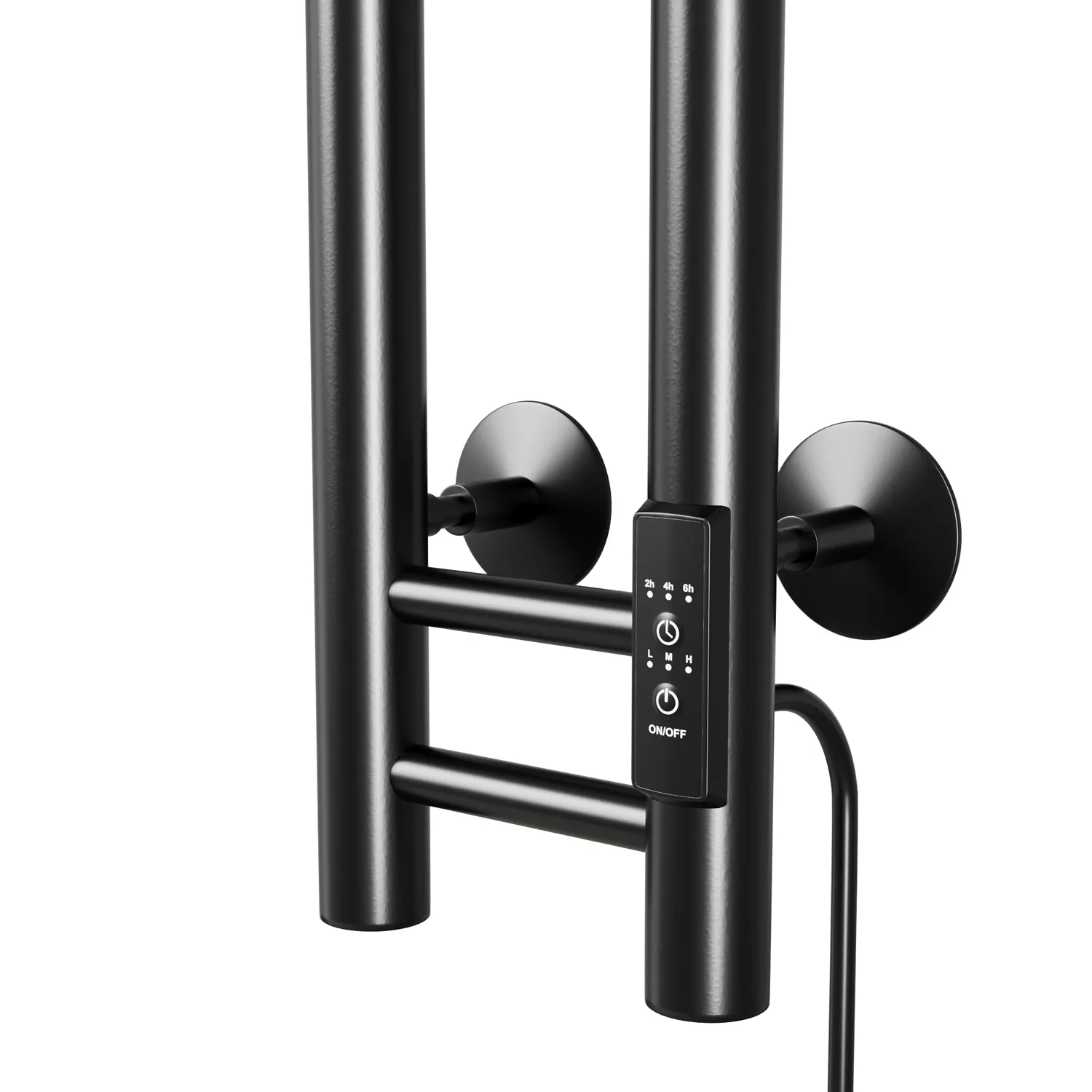 Полотенцесушитель MIXLINE MOON BLACK 120/10 (таймер,103 Вт) электрический ЧЕРНЫЙ (556251)