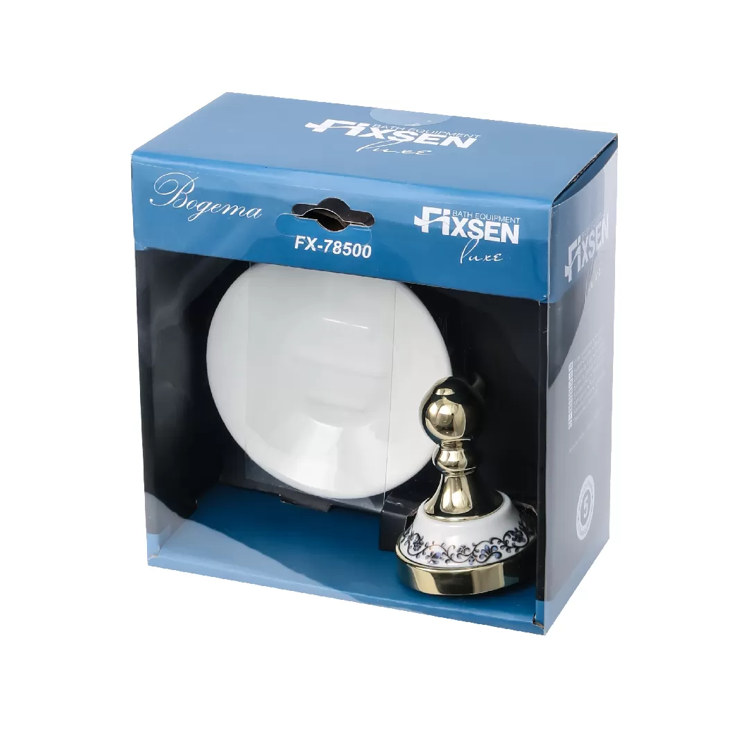 Мыльница FIXSEN Bogema Gold керамика (FX-78508G)