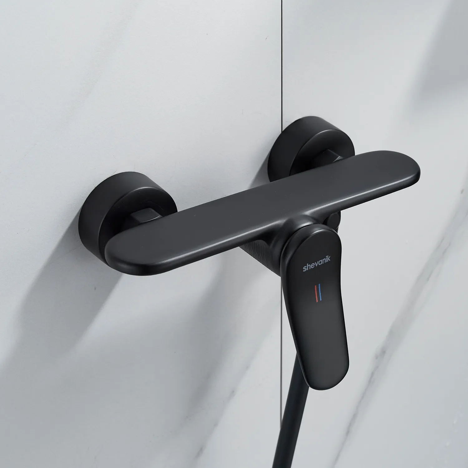 Смеситель для душа Shevanik S4716H, черный
