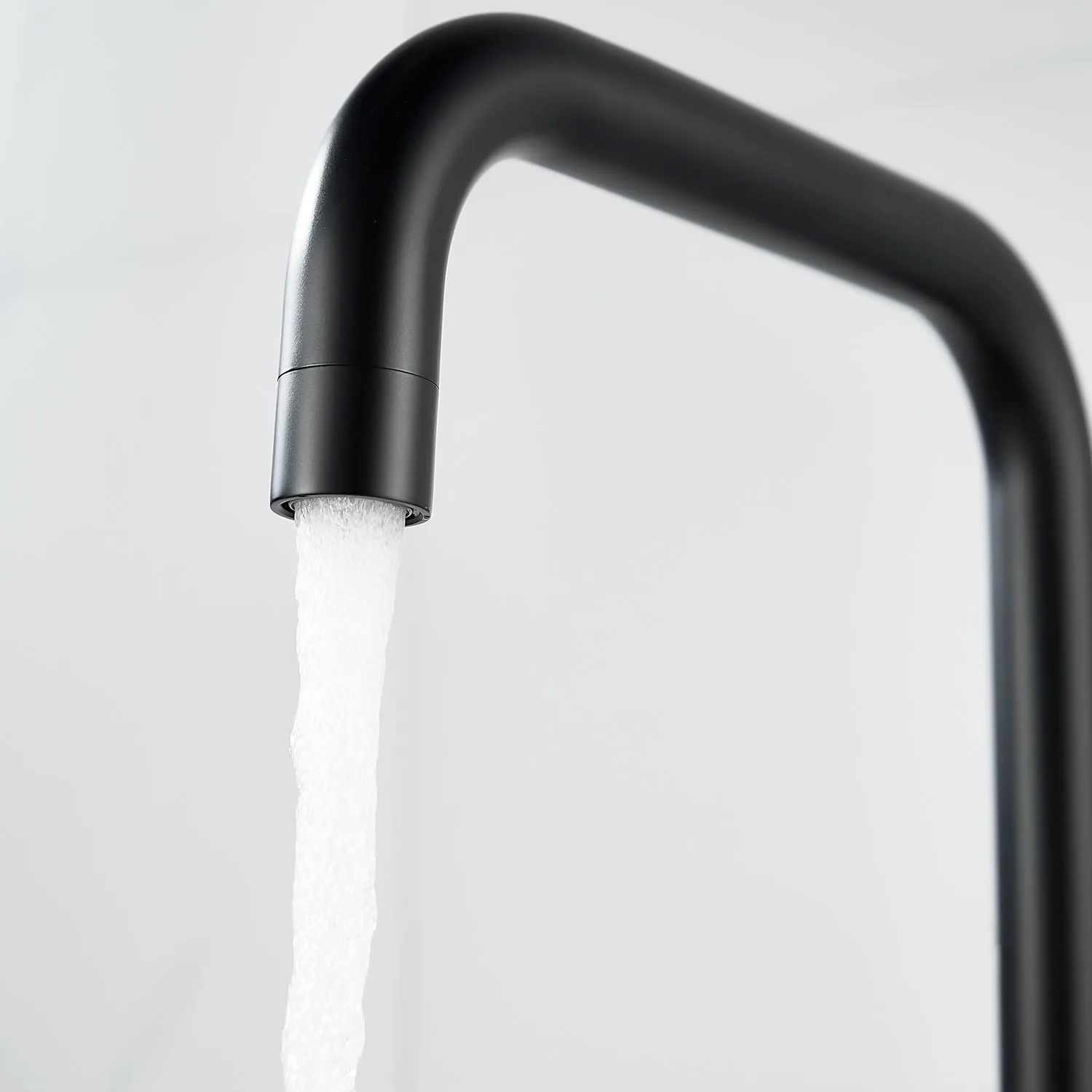 Смеситель для кухни с подключением фильтра воды Raffine F118H, черный