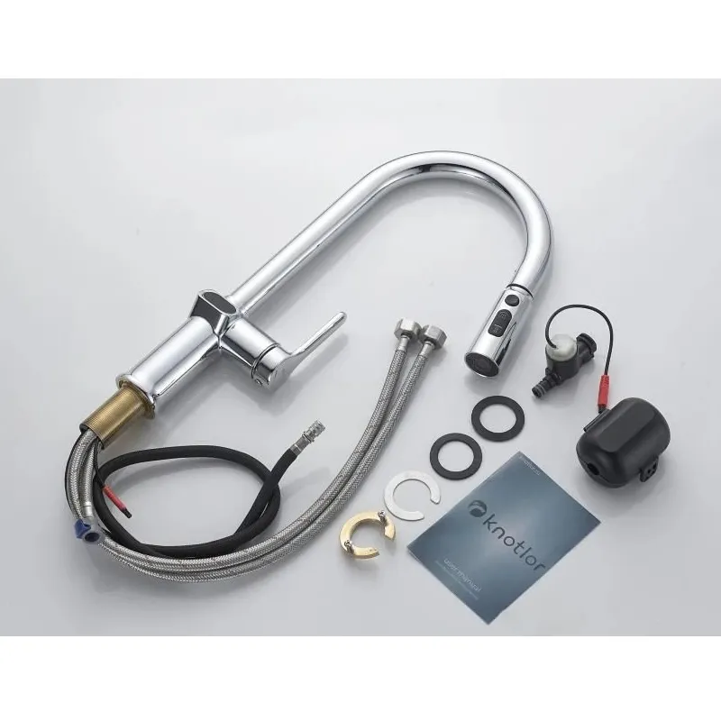 Смеситель для кухни с индикатором температуры Knotlor KN-100, хром