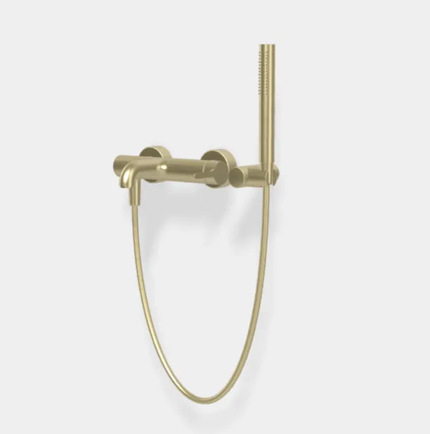 Смеситель для ванны и душа Fima Carlo Frattini Snap, брашированный шампань (F3114HS)