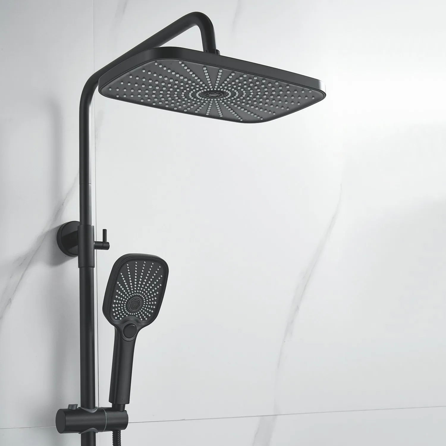 Душевая система Shevanik S6236H, черный