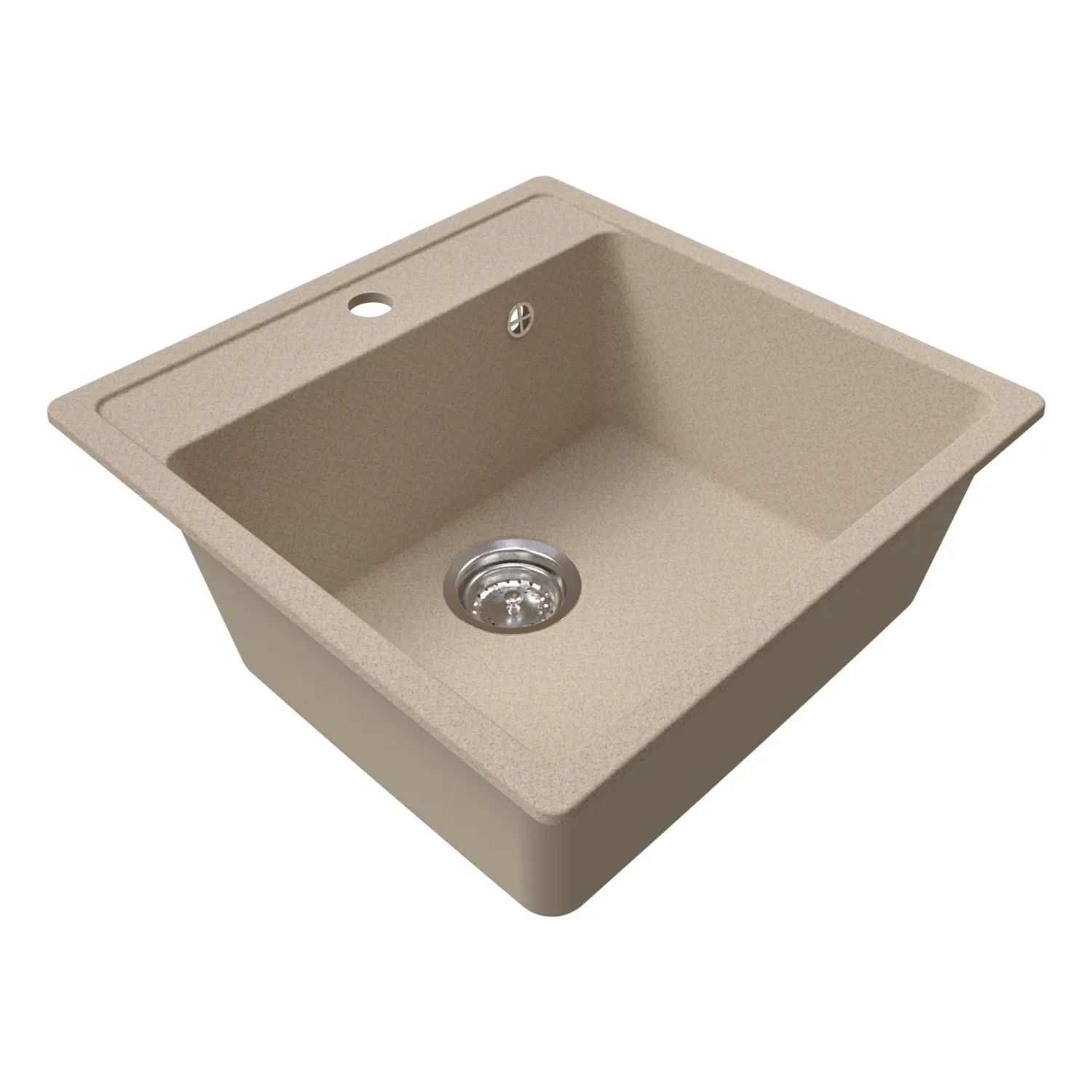 Мойка MIXLINE МЛ-ГМ08 (ML-GM08) КОМФОРТ бежевая (328), 500*500*200мм (558733)