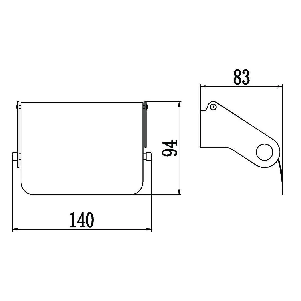 Держатель для туалетной бумаги D-Lin D201505, хром