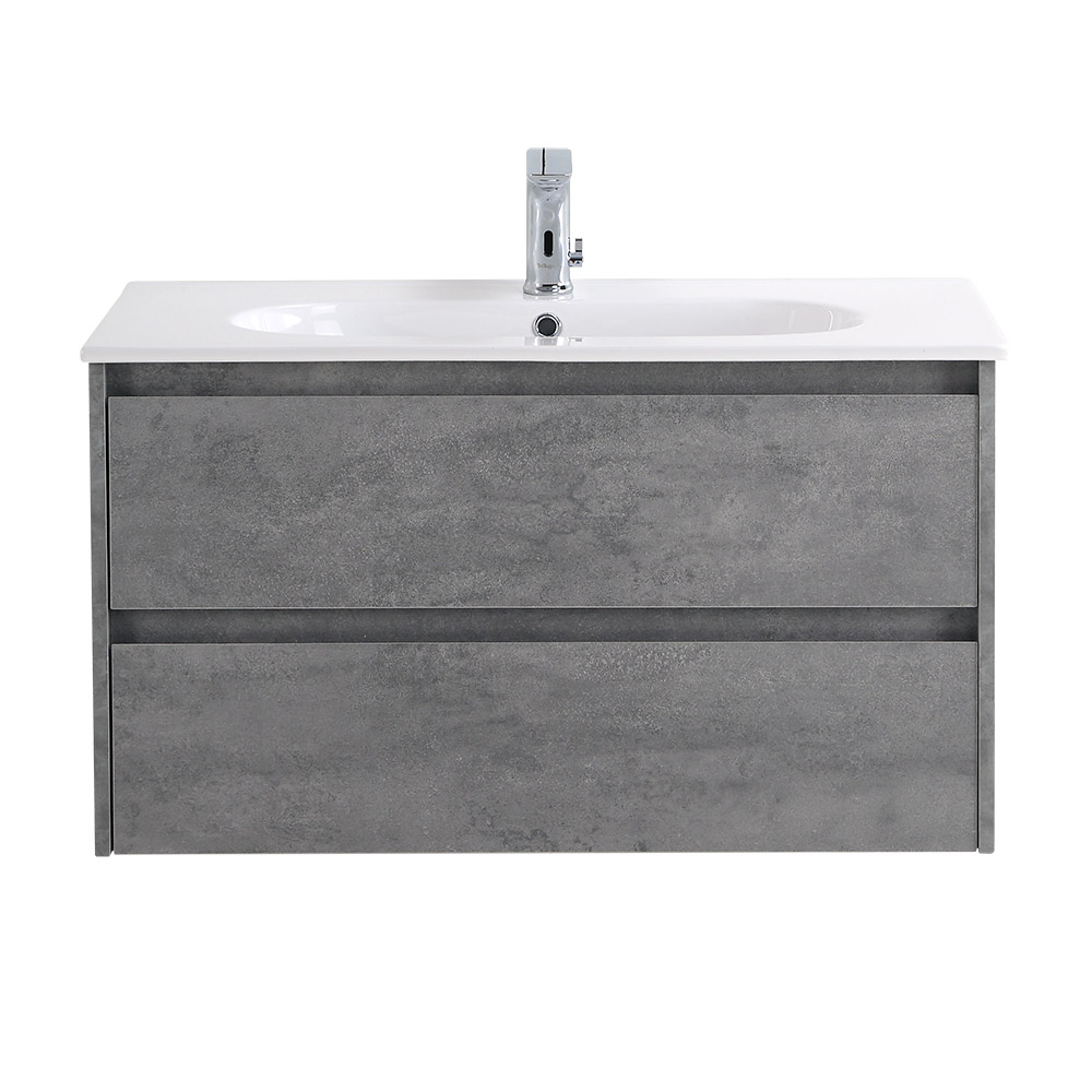 База под раковину подвесная BelBagno Kraft 1000х500х460 мм, Cemento Grigio (KRAFT-1000-2C-SO-CG)