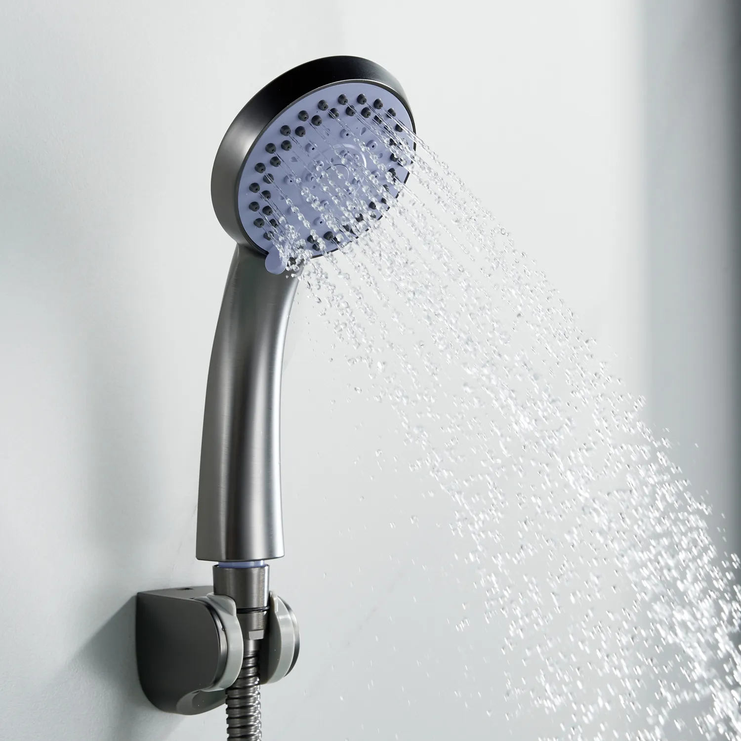 Смеситель для ванны Shevanik S5022T, оружейная сталь