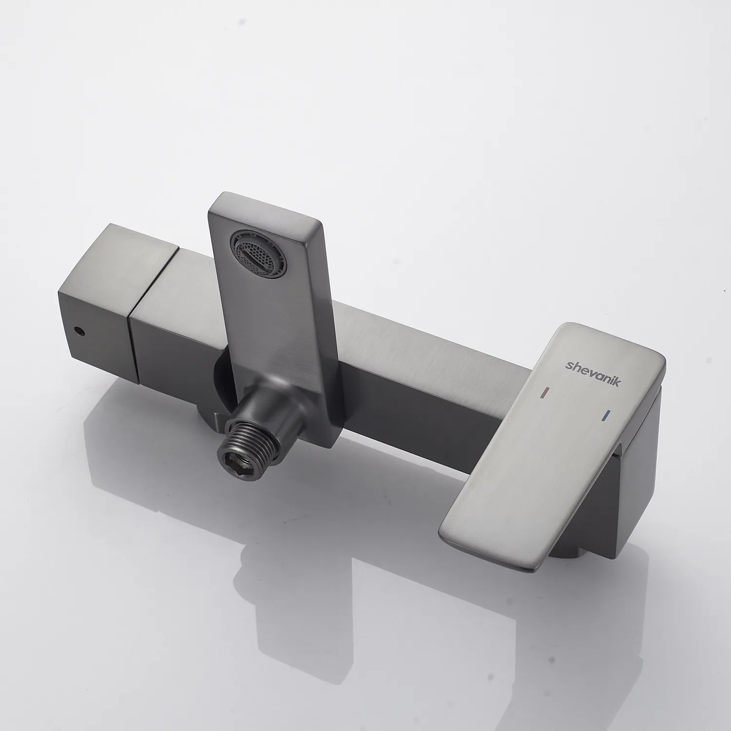 Душевая система Shevanik S8936T, оружейная сталь