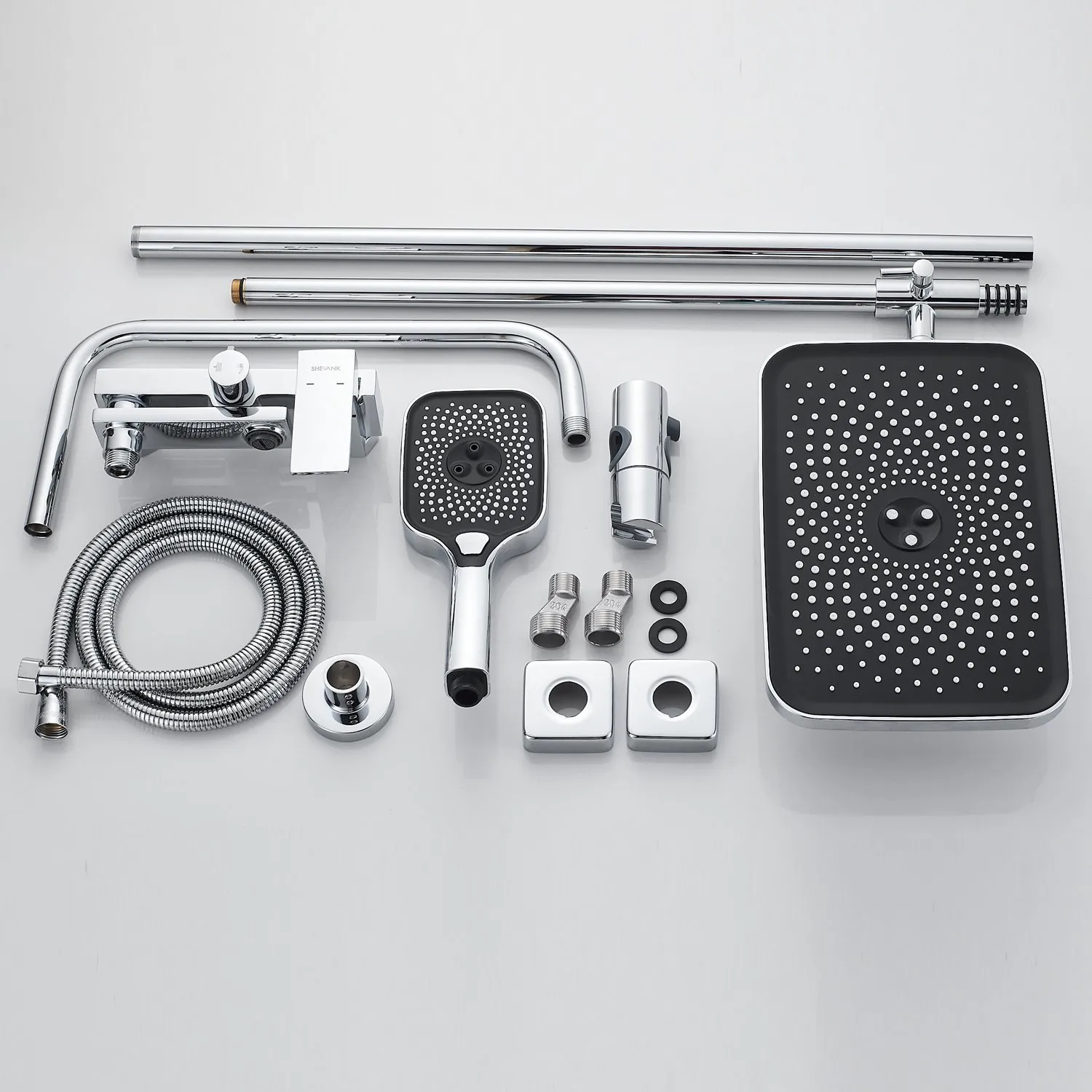 Душевая система Shevanik S9636, хром