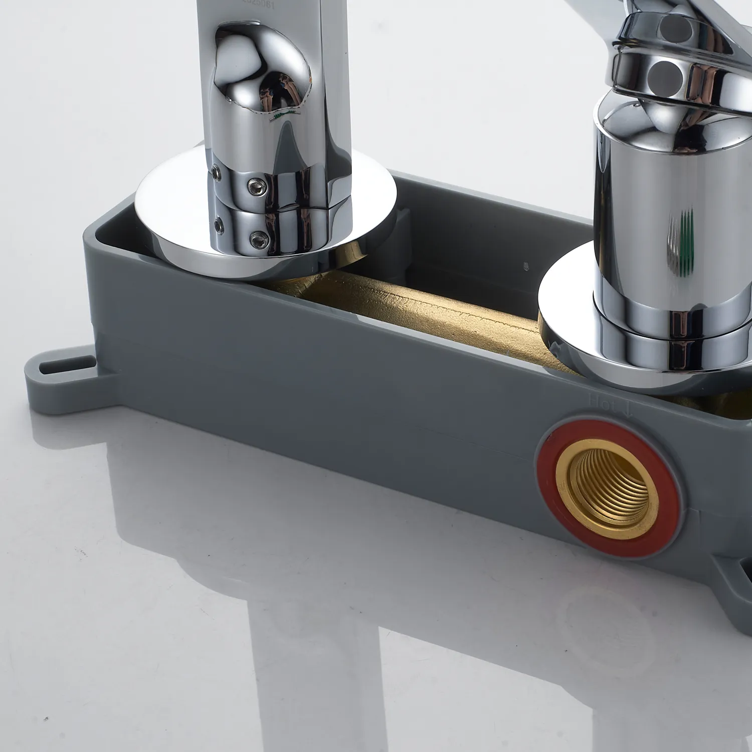 Смеситель для раковины встраиваемый Shevanik S4341, хром