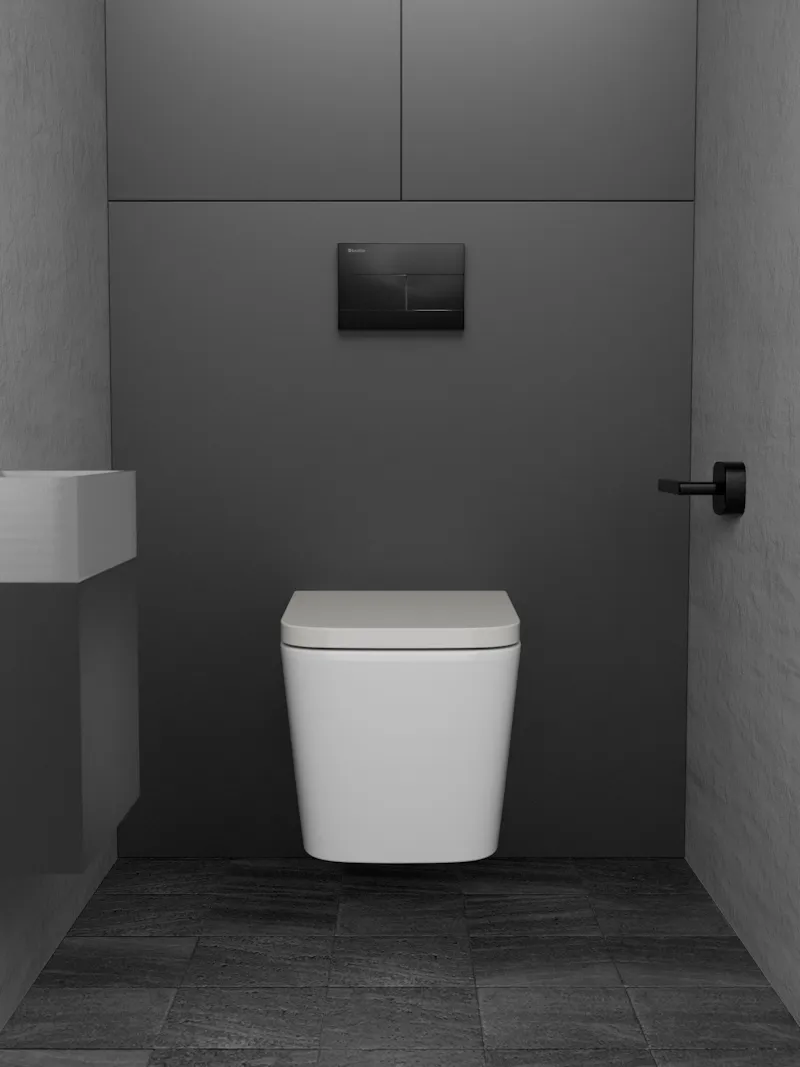 Клавиша смыва Knotlor BIS103BL, черный