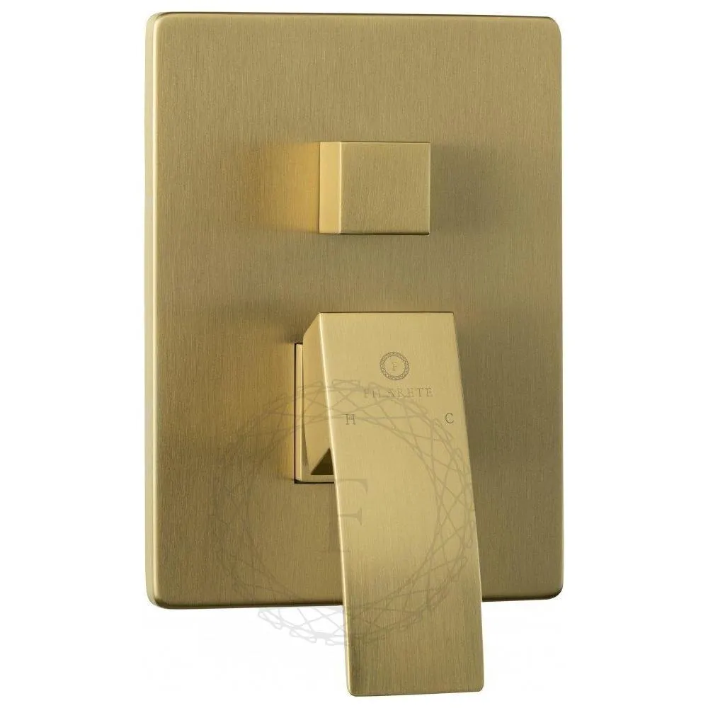 Душевая система встраиваемая FILARETE Waterfall FL1010MG, матовое золото