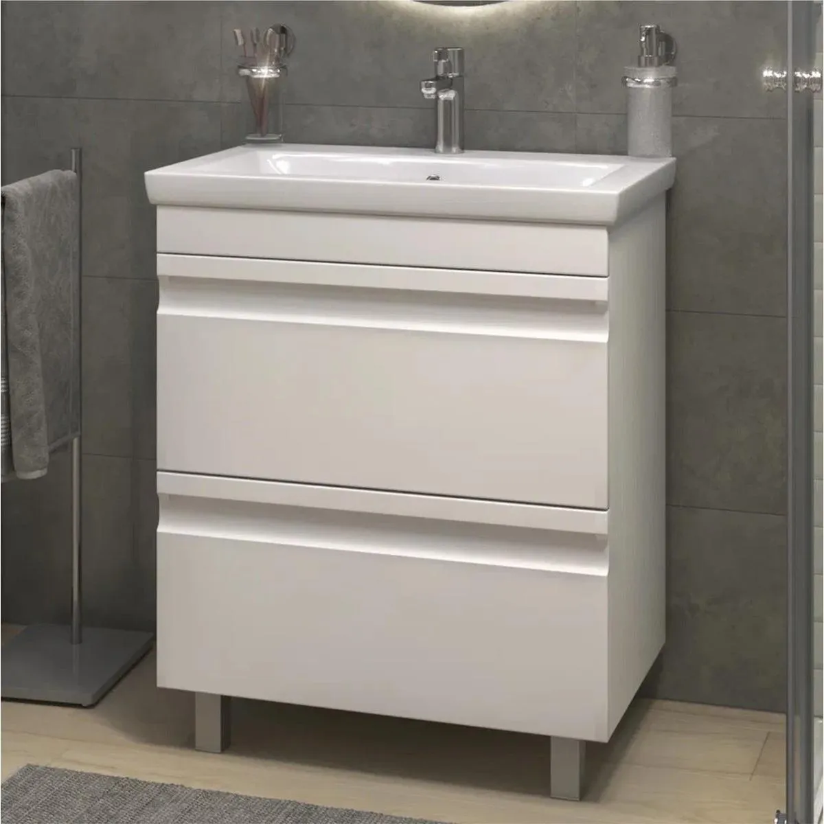 Тумба с раковиной напольная VIGO Holly 040, 70 см