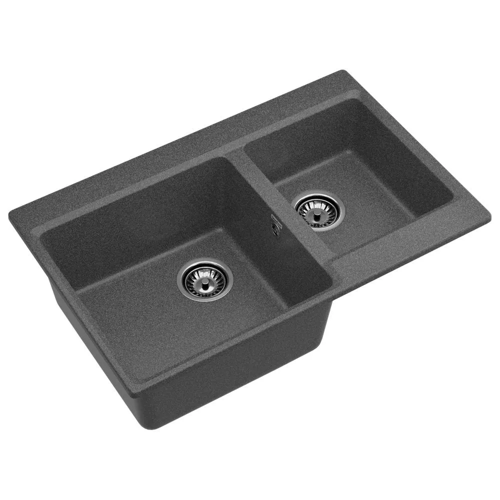 Кухонная мойка GranFest LEVEL 780K, графит