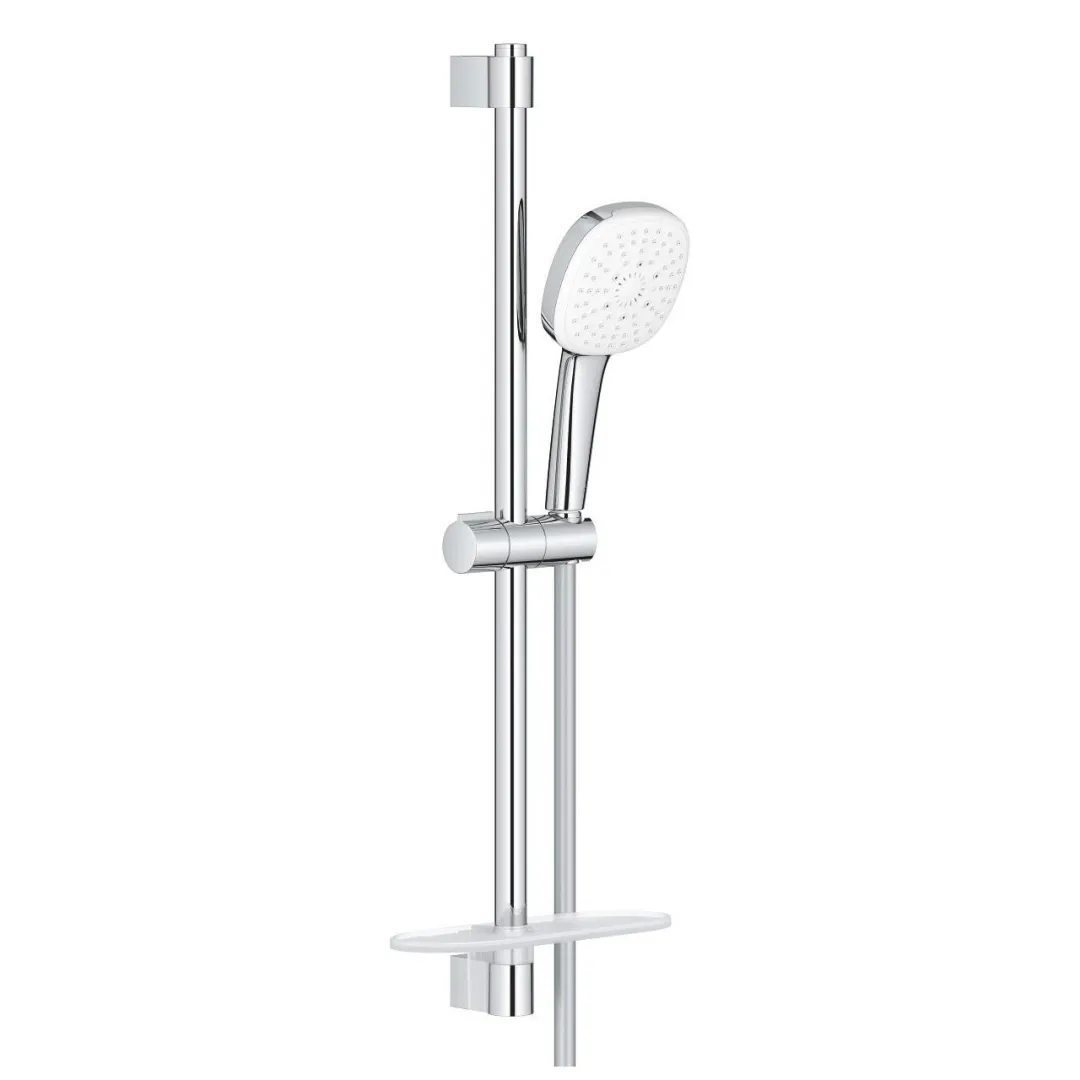 27929003 Grohe Tempesta Cube 110 душевой набор , 3 режима струи, 13,5 л/мин, штанга 600 мм, хром