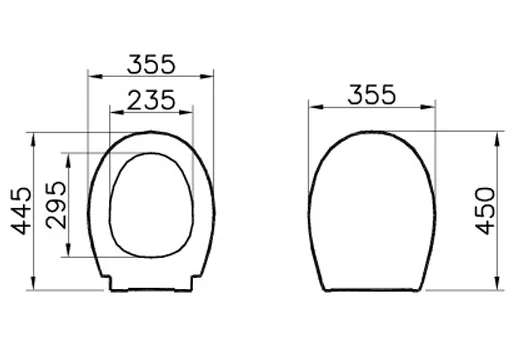 Крышка-сиденье для унитаза VitrA Universal 84-003-019