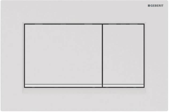 Смывная клавиша Geberit Sigma 30 (115.883.01.1) (матовый белый лак)