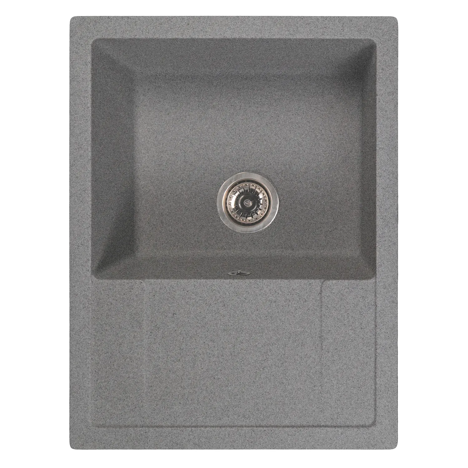 Мойка MIXLINE МЛ-ГМС115 (ML-GMS115) СТАНДАРТ с крылом, темно-серый (309), 645*505*190мм (558113)