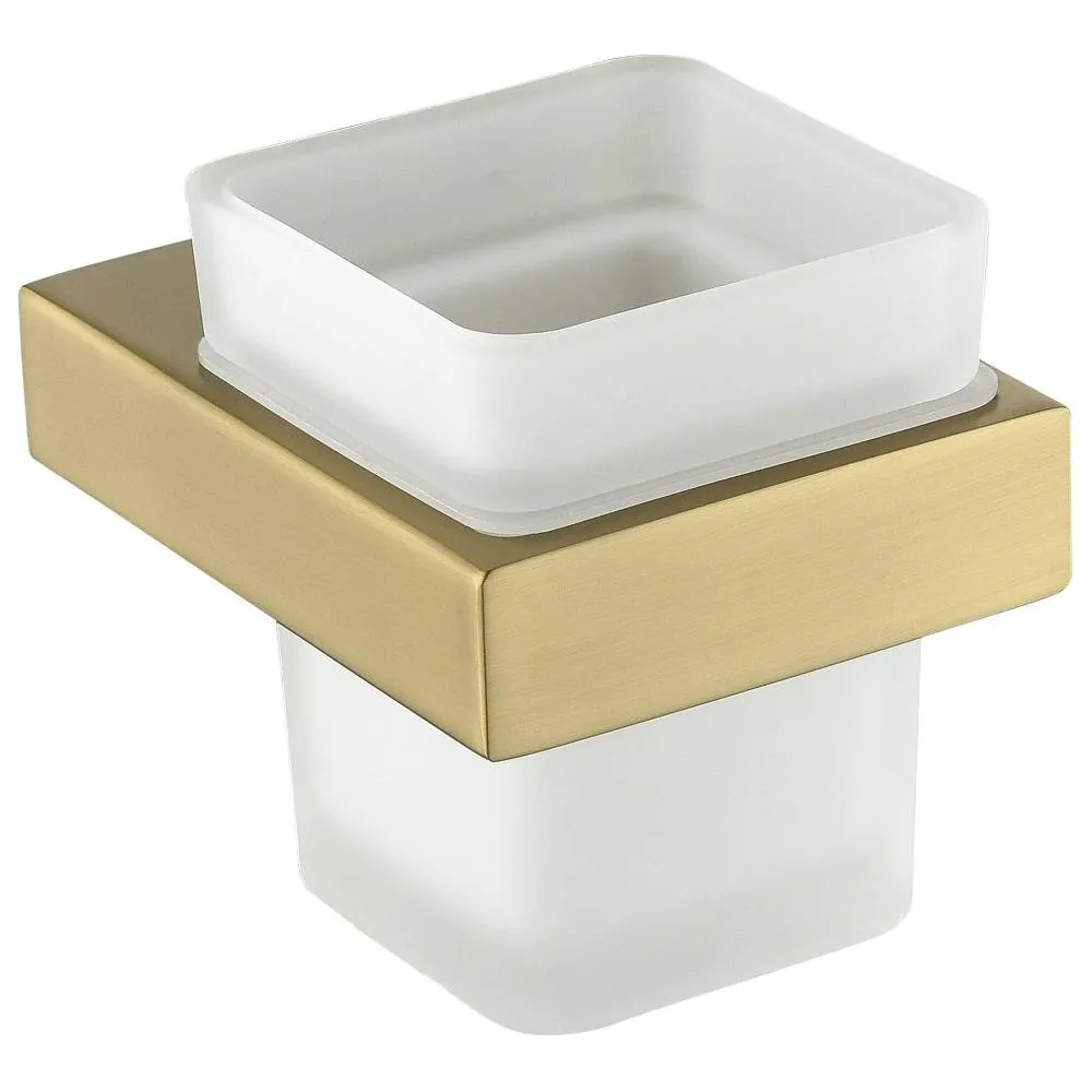 Стакан для ванной комнаты Grocenberg AC0021MG, матовое золото