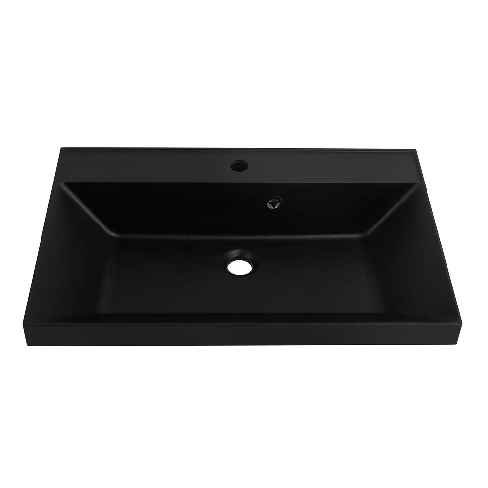 Раковина из искусственного камня BelBagno 700х140х450 мм (BB700/450-LV-ART-AST-NERO)