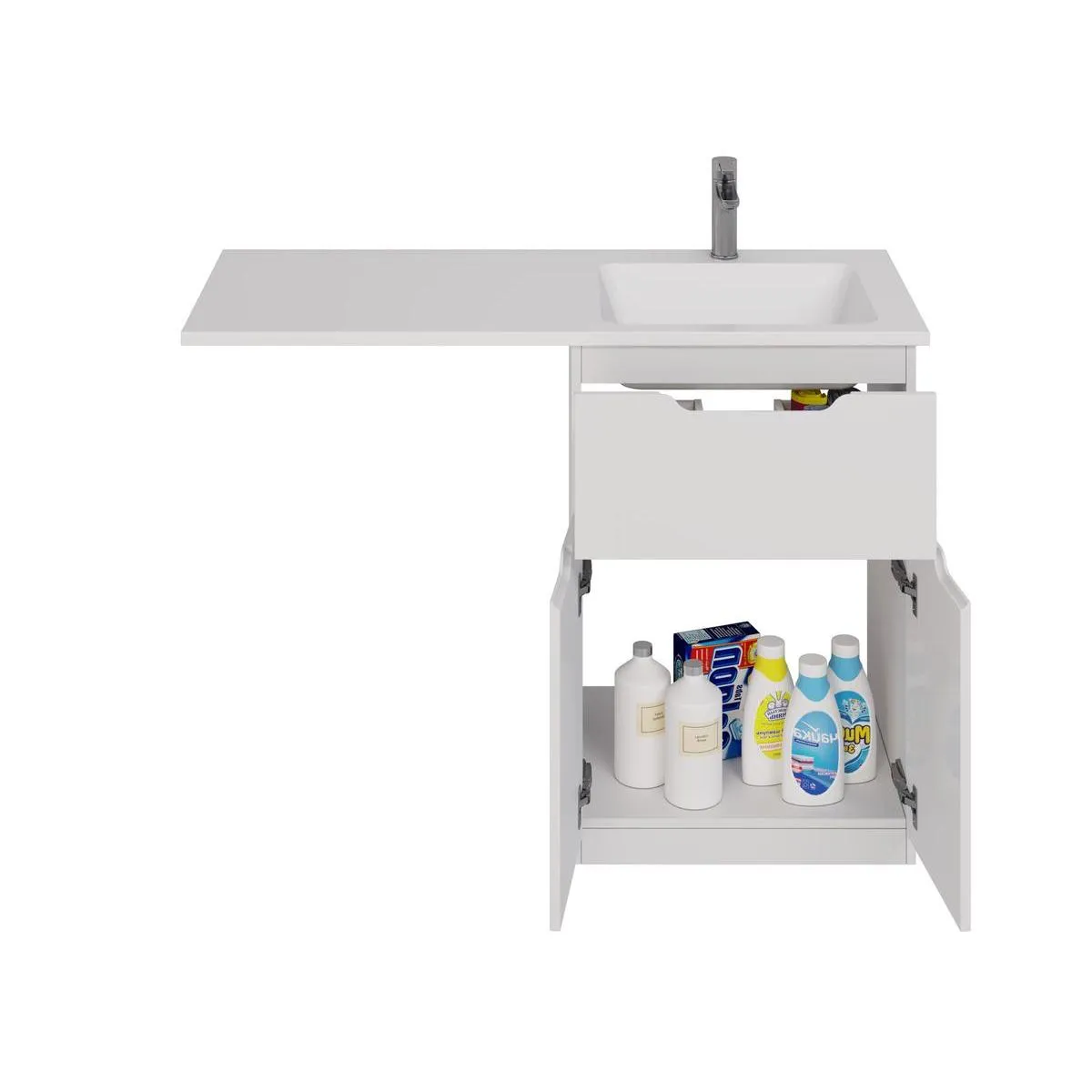 Тумба под раковину напольная Dreja Vega 60 см, белый