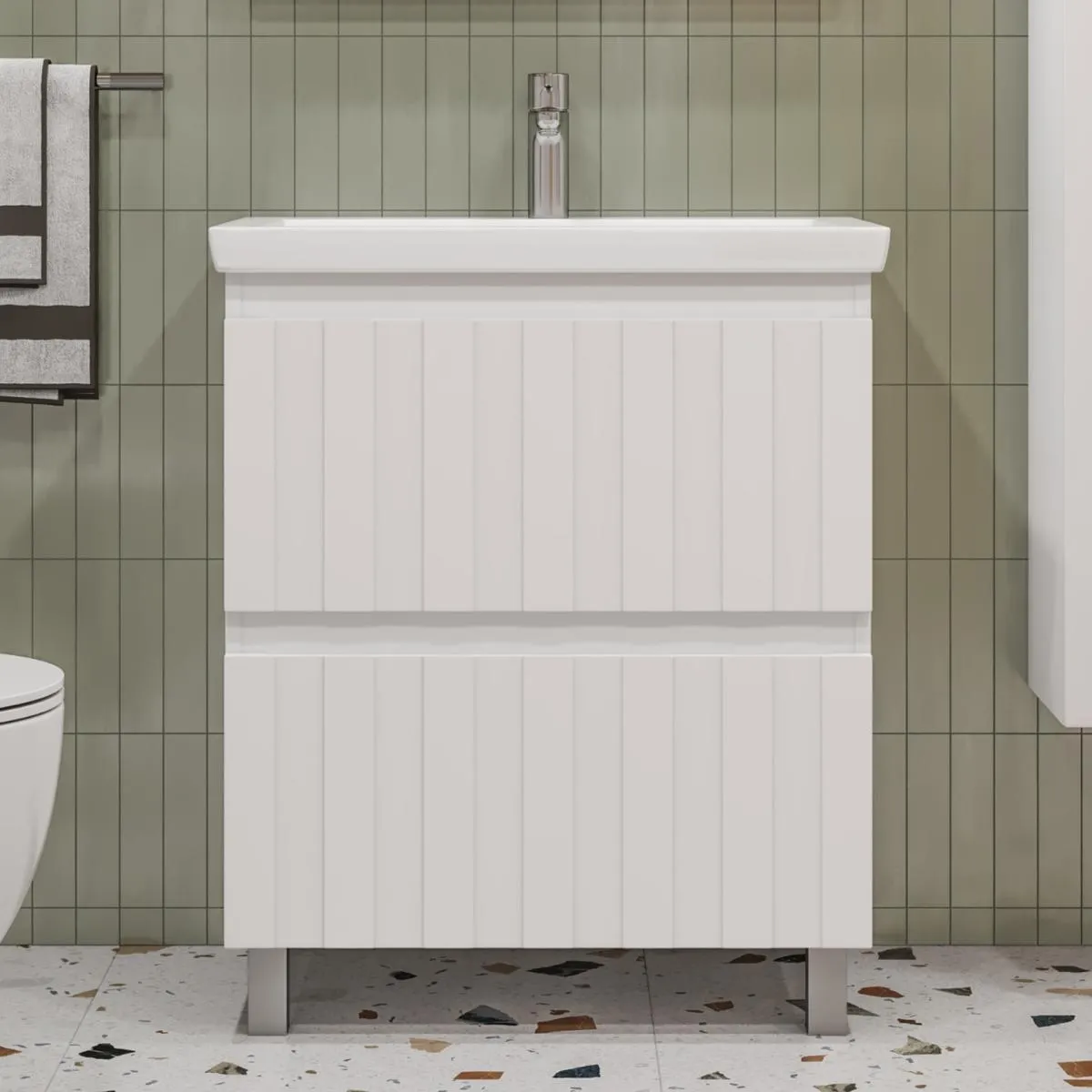 Тумба под раковину напольная VIGO Finlay tn.FIN.COM.70.2Y, 70 см