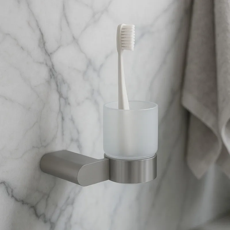 Стакан для ванной комнаты Knotlor SC102BS, сатин