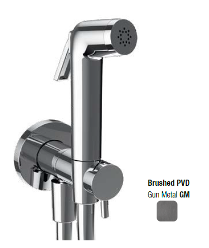 Гигиенический душ Almar Shut Off, Gun Metal Brushed PVD (E136003.GM)