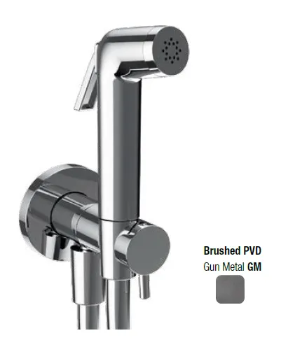 Гигиенический душ Almar Shut Off, Gun Metal Brushed PVD (E136003.GM)