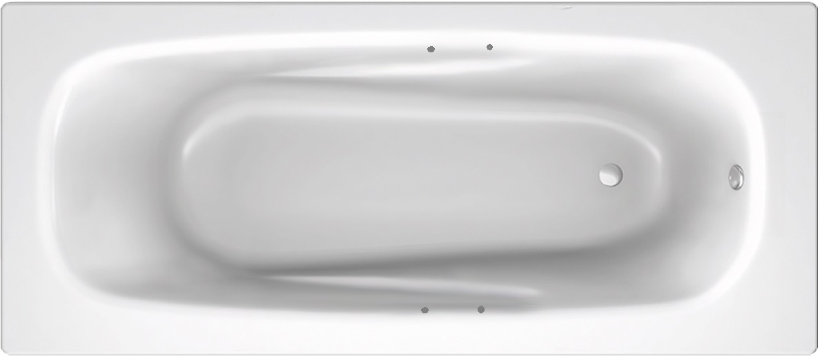 Ванна стальная BLB Anatomica SG (B75U handles) 170х75 с отверстиями для ручек