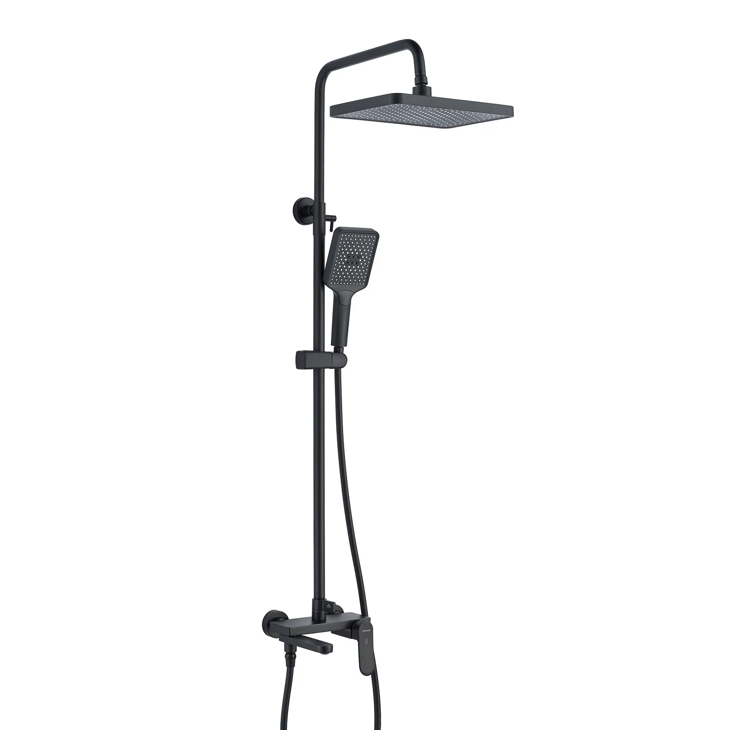 Душевая система Shevanik S4536H, черный