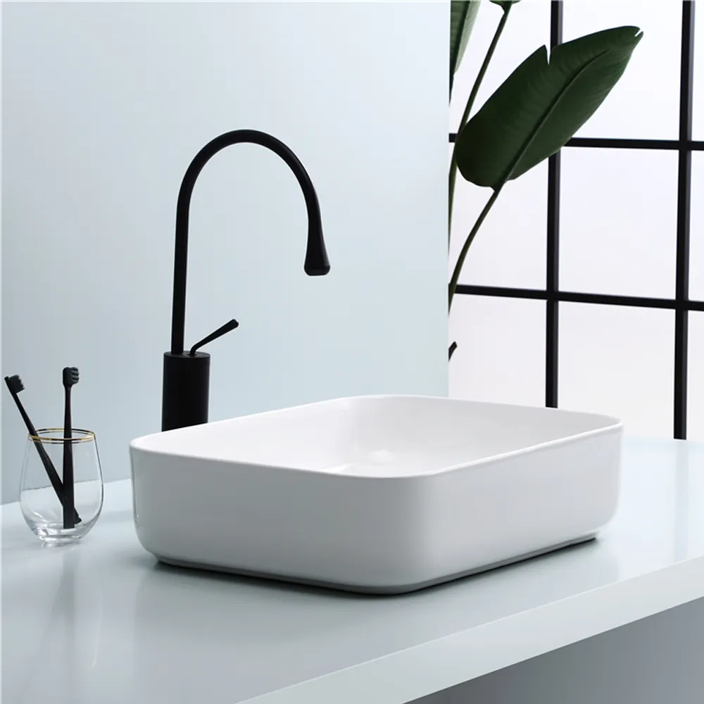 Раковина чаша WesnaArt KUBUS 3010-KUB13, белый