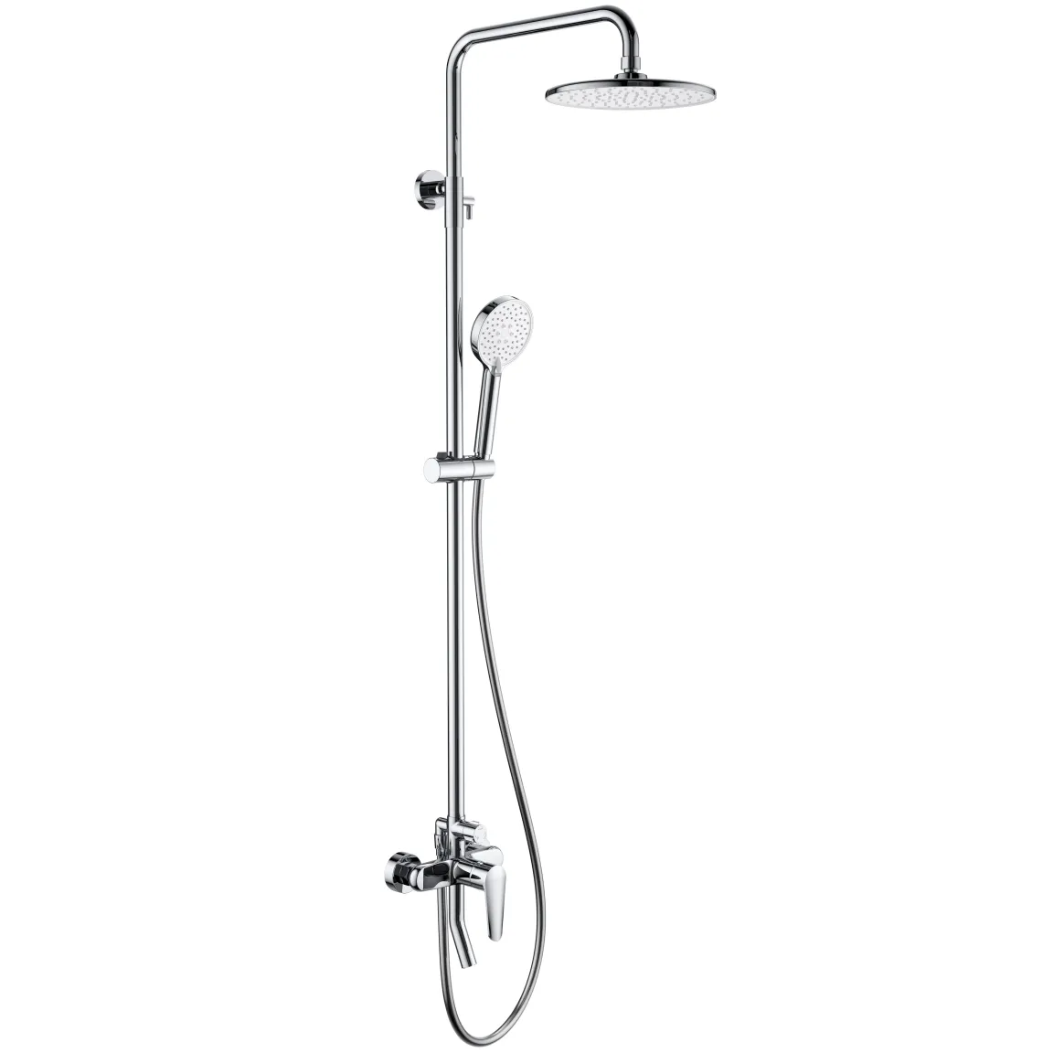 Душевая система со смесителем цвет хром BRAVAT (F6808939CP-A-SW)