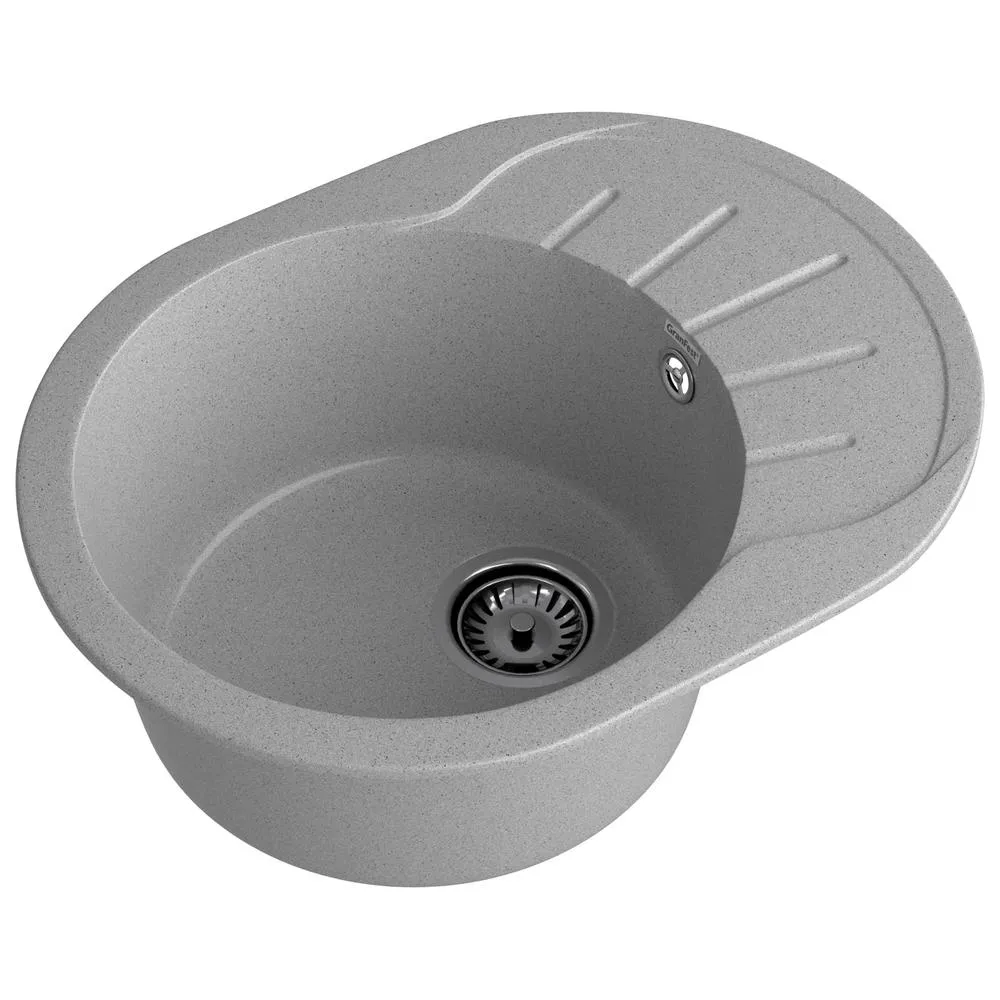 Кухонная мойка GranFest RONDO 580L, серый