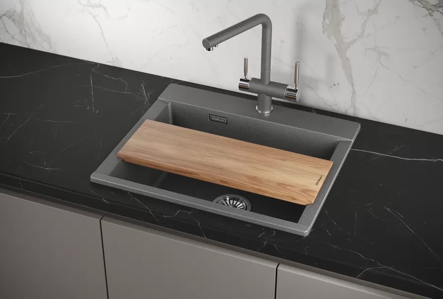 Кухоннай мойка GRANULA ESTETICA (5804, ГРАФИТ)