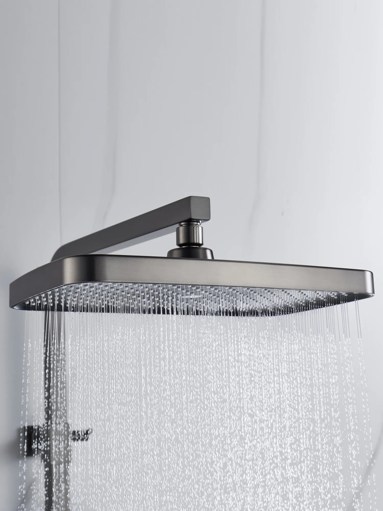 Душевая система Rose R2836T, оружейная сталь