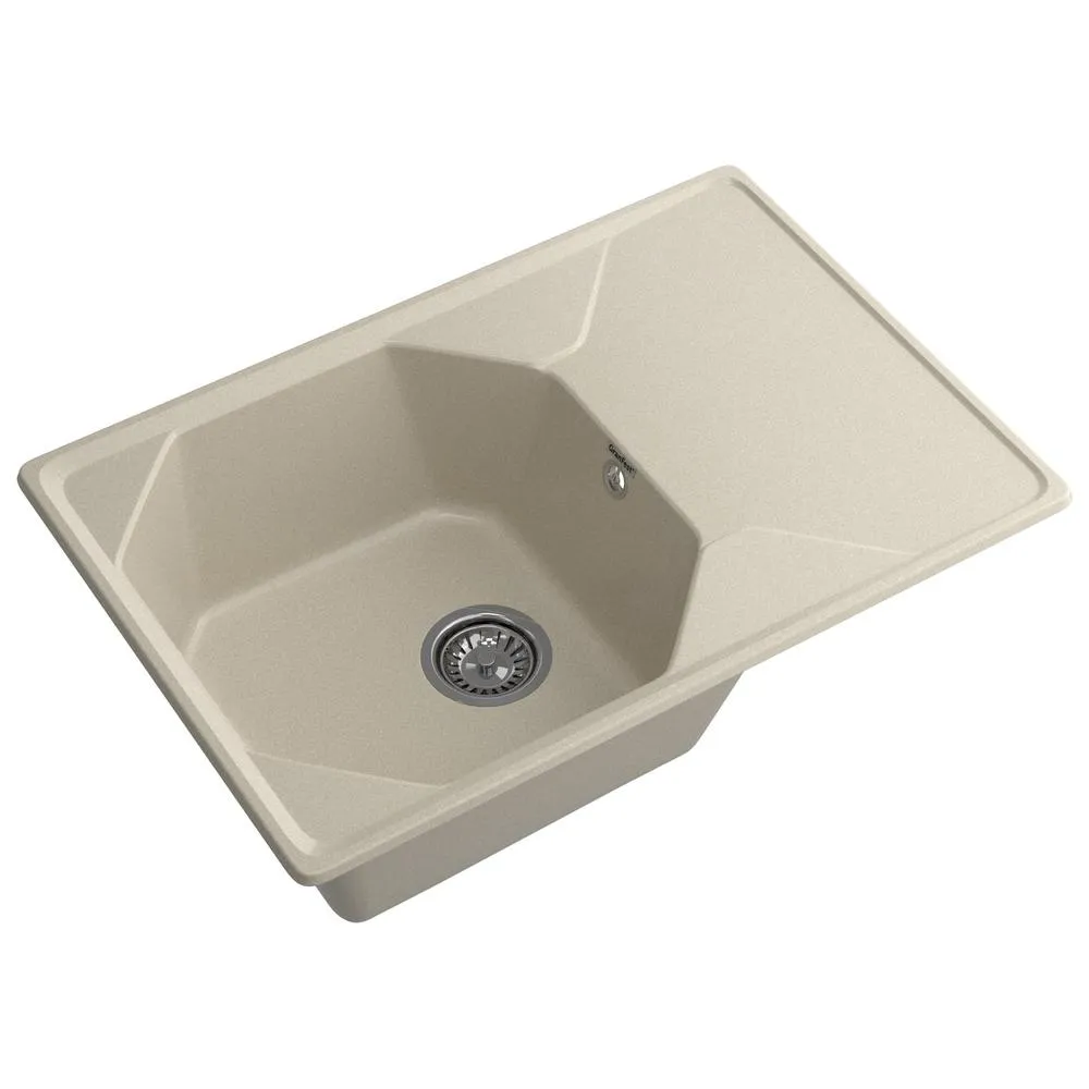 Кухонная мойка GranFest UNIQUE 740L, топаз