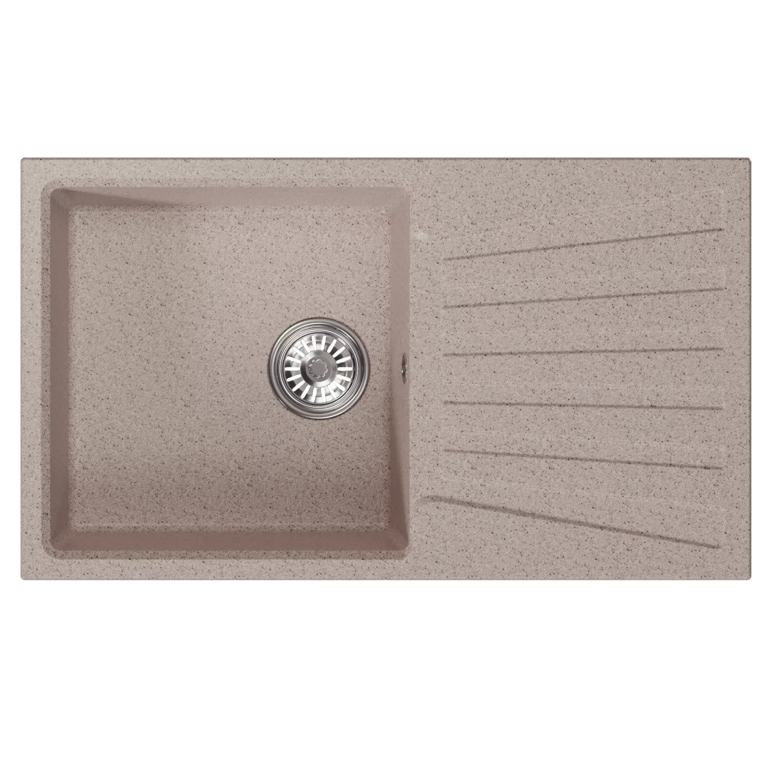 Мойка MIXLINE ML-GM20 с крылом  песочная (302) 830*480*190мм NEW (551998)