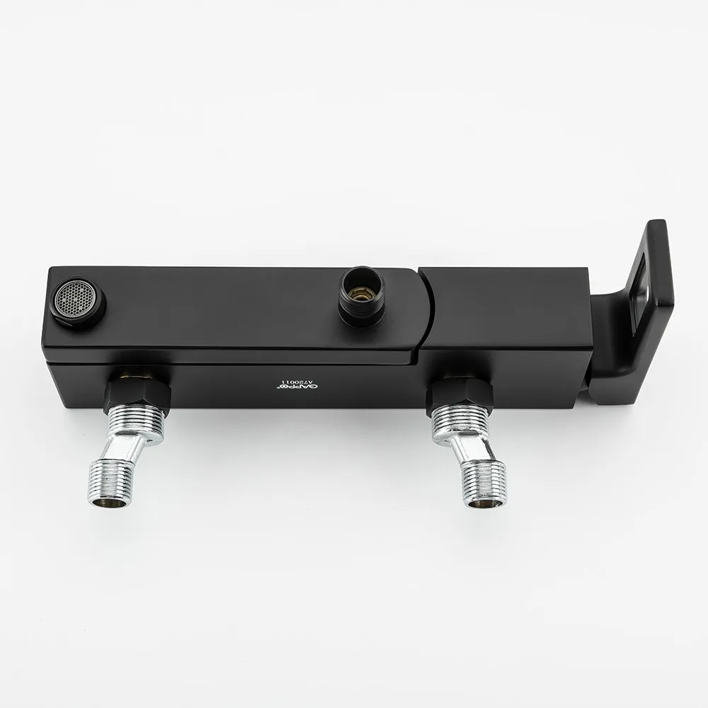 Смеситель для ванны GAPPO G3217-6, черный
