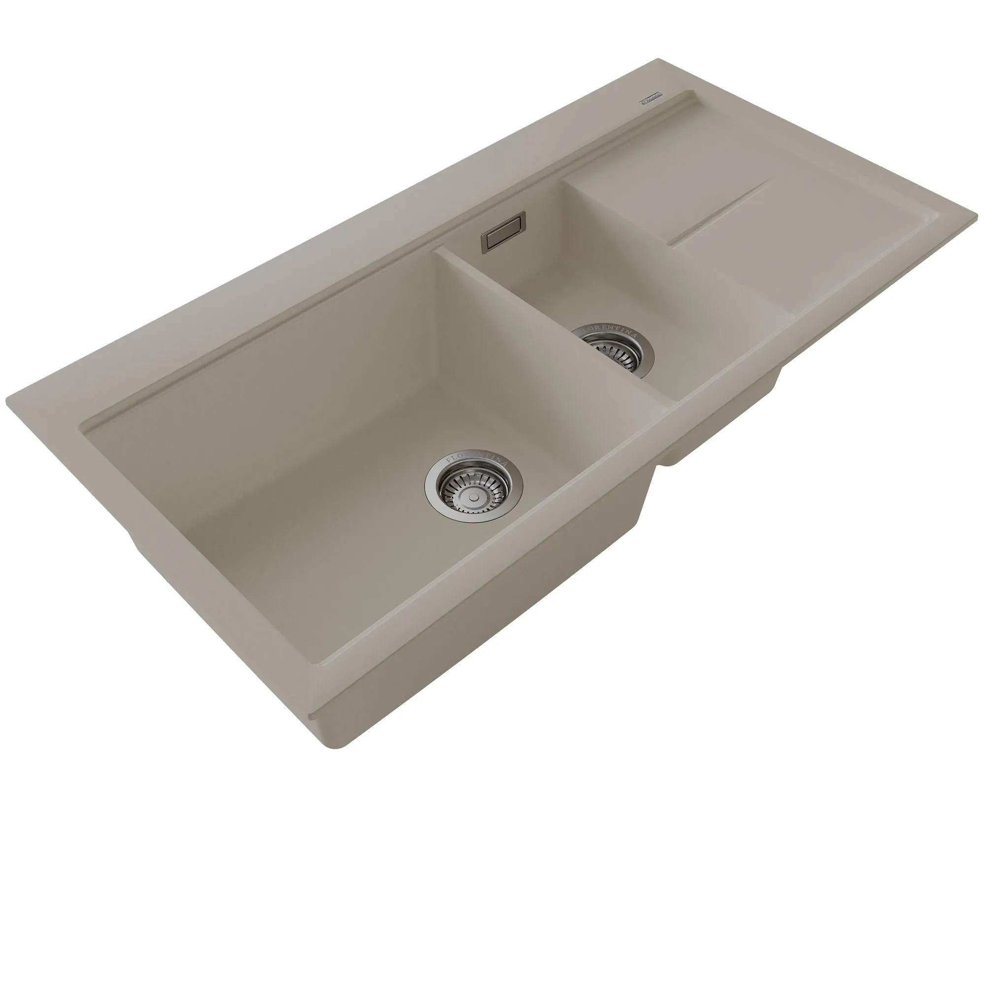 Кухонная мойка с разделочной доской Florentina РОССАНА 20.335.E1000.107, песочный