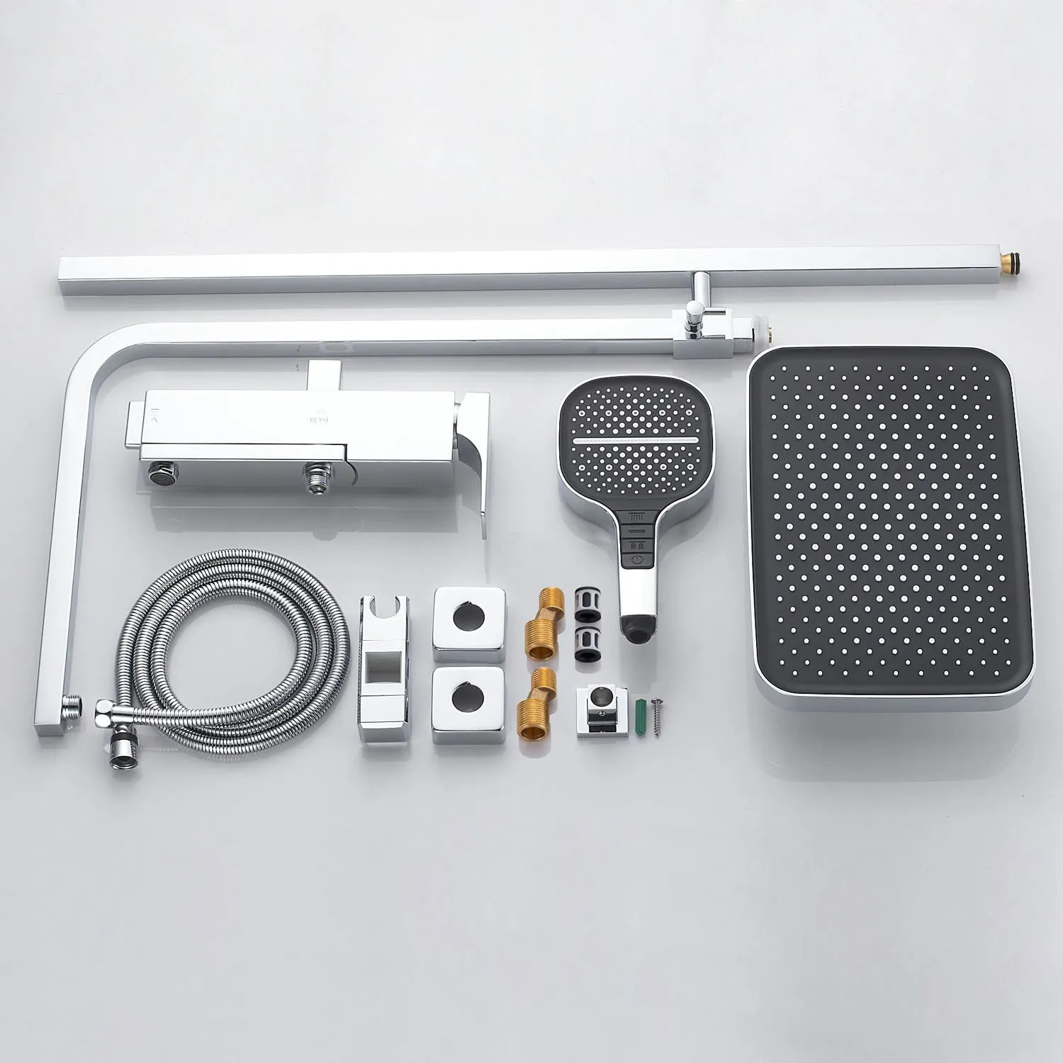 Душевая система Rose R1056, хром