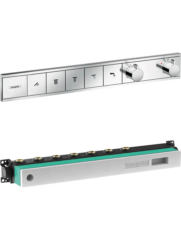 15384000S Set HG RainSelect термостатический смеситель для душа (15384000+15313180)